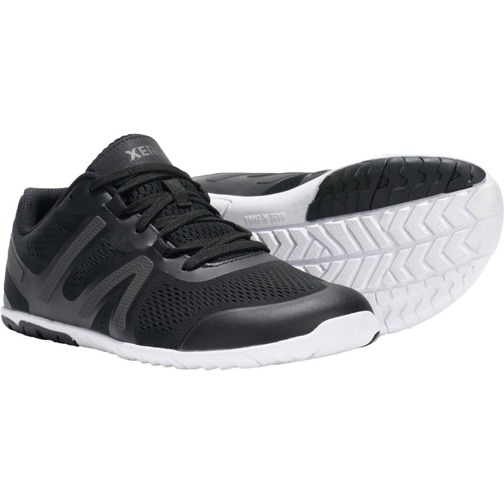 Xero Shoes HFS I Original Road Running Sneakers Men's Black Lace-Up Mesh SZ 10.5